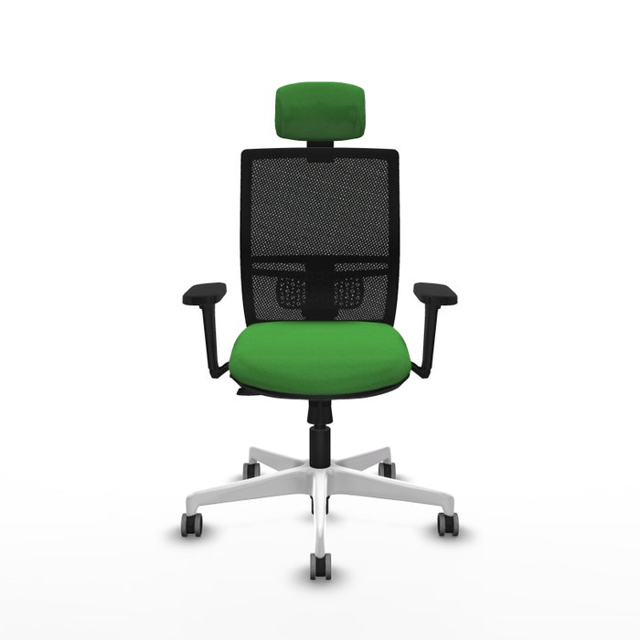 PIQUERAS Y CRESPO Silla de oficina Yunquera Verde y Negro con mecanismo Sincro/Traslack PIQUERAS Y CRESPO Silla de oficina Yunquera Verde y Negro con mecanismo Sincro/Traslack