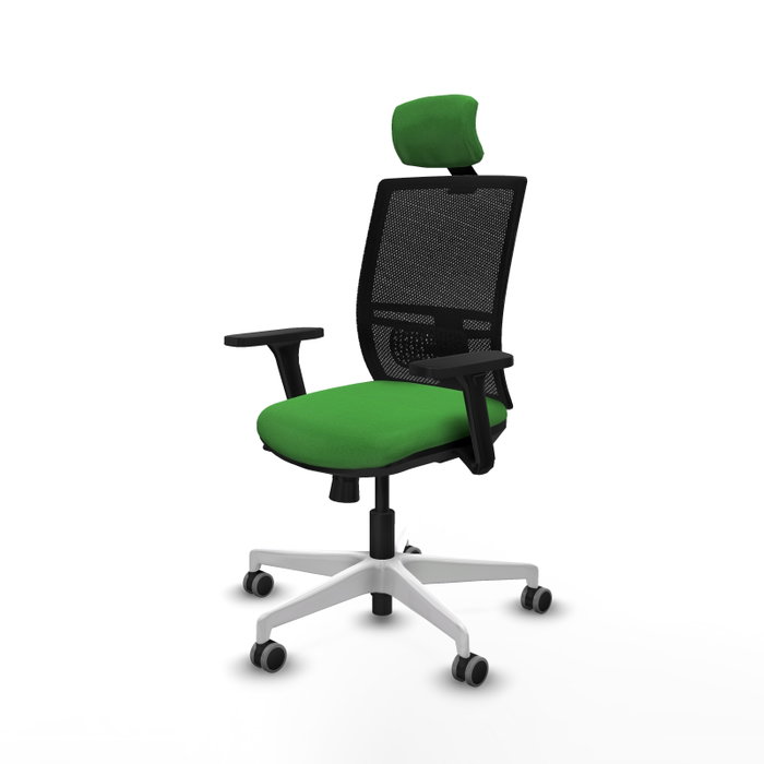 PIQUERAS Y CRESPO Silla de oficina Yunquera Verde y Negro con mecanismo Sincro/Traslack PIQUERAS Y CRESPO Silla de oficina Yunquera Verde y Negro con mecanismo Sincro/Traslack