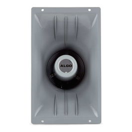 ALGO Altavoz IP Horn 8186, Altavoz para Exteriores IP66, 8W, Gris, Alámbrico, Alimentación PoE, 1 Vía, Montable en Techo/Pared