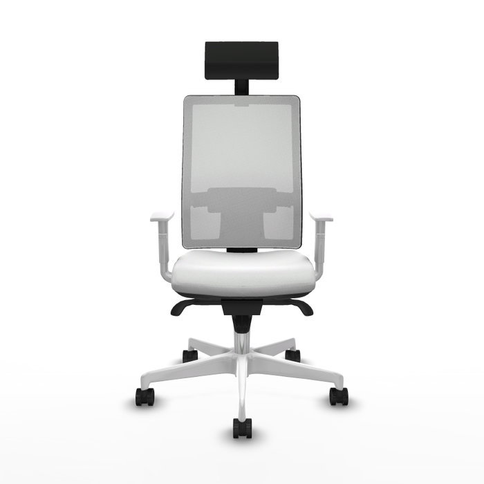 PIQUERAS Y CRESPO Silla de oficina Horna con Mecanismo Sincro Blanco PIQUERAS Y CRESPO Silla de oficina Horna con Mecanismo Sincro Blanco