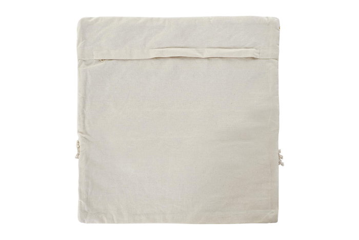 DKD Home Decor Funda Cojín Algodón 60x60x2 Flecos Multicolor