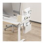LogiLink Pegboard Office Rail Storage System, blanco