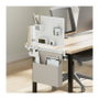 LogiLink Pegboard Office Rail Storage System, blanco