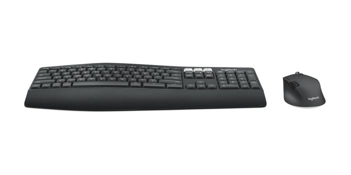 Logitech MK850 Performance Combo Teclado y Ratón Inalámbrico Bluetooth 2.4 GHz, Teclado Ergonomico con Reposamuñecas, Ratón Contorneado, 36 Meses de Bateria, 3 Dispositivos