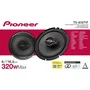 Pioneer TS-A1671F Altavoz de 3 Vías, 16.5 cm, 320 W Máx, 70 W Nom, 4 Ohm, 91 dB, 37-31000 Hz, Negro