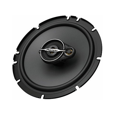 Pioneer PIO1737168541810 - Altavoces para coche coaxiales 6,5", 3 vías, 320W máx., con soporte de montaje TS-A1671F