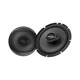 Pioneer PIO1737168541810 - Altavoces para coche coaxiales 6,5", 3 vías, 320W máx., con soporte de montaje TS-A1671F
