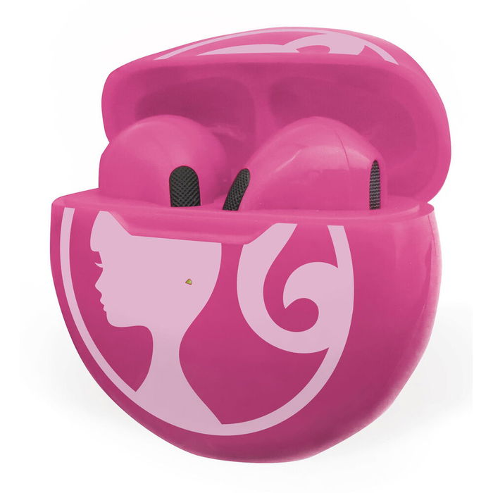 Lexibook Auriculares Inalambricos Barbie Niña 85dB Protección Auditiva Bluetooth Música Llamadas USB-C