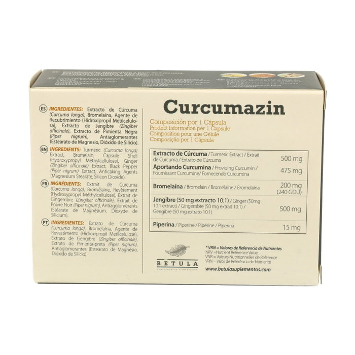 Betula Curcumazin 30 cápsulas Betula Curcumazin 30 cápsulas