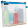 Leitz WOW Bolsita de viaje con cremallera impermeable para cosméticos, 24x17x6 cm, azul