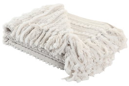 DKD Home Decor Manta de Chenilla Crudo 130x170x170 cm