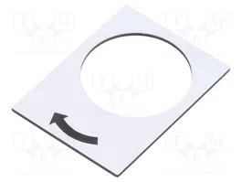 Schneider Electric Etiqueta de Flecha Blanca 30x40mm