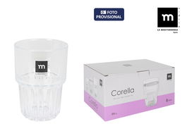 La Mediterranea Set 6 Vasos 390 ml Colección Corella (6 Cajas)