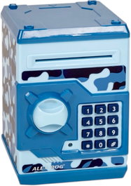 ROYMART Caja Fuerte Electrónica Camuflaje Azul