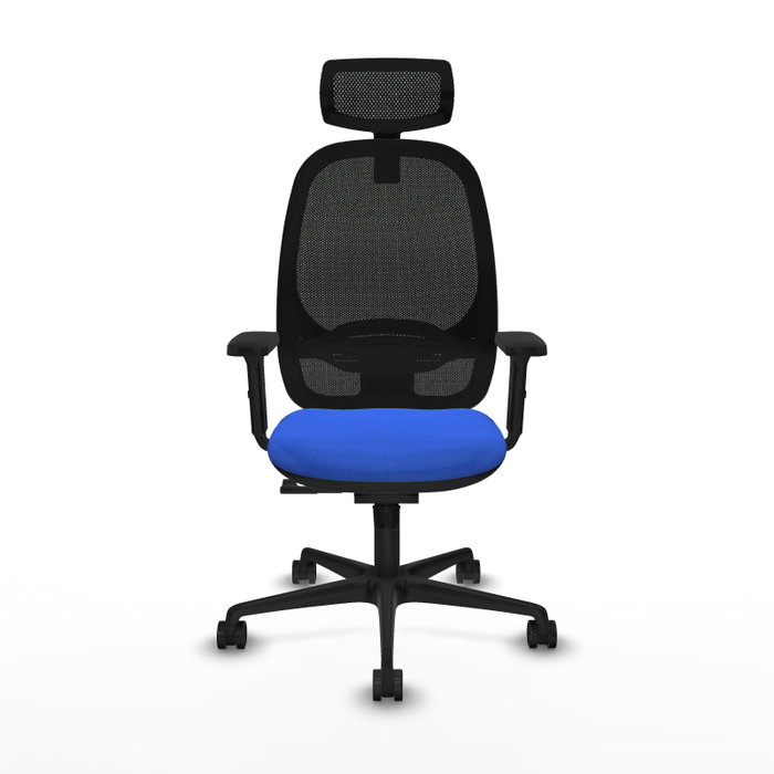 PIQUERAS Y CRESPO Silla de oficina Cilanco con mecanismo Sincro Azul y Negro PIQUERAS Y CRESPO Silla de oficina Cilanco con mecanismo Sincro Azul y Negro