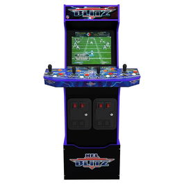 Arcade1Up Máquina Recreativa Arcade NFL BLITZ - Incluye NFL BLITZ, '99 y 2000 Gold - WiFi Multijugador - Pantalla LCD 17" - 1-4 Jugadores - Con Licencia Oficial NFL