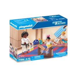 Playmobil Entrenamiento de Karate Sports Action 71186 +4 Años Multilingüe