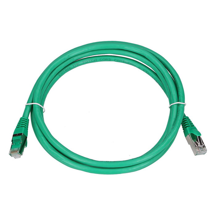 Extralink Cable de Red Cat.6 FTP de 2m Verde Extralink Cable de Red Cat.6 FTP de 2m Verde