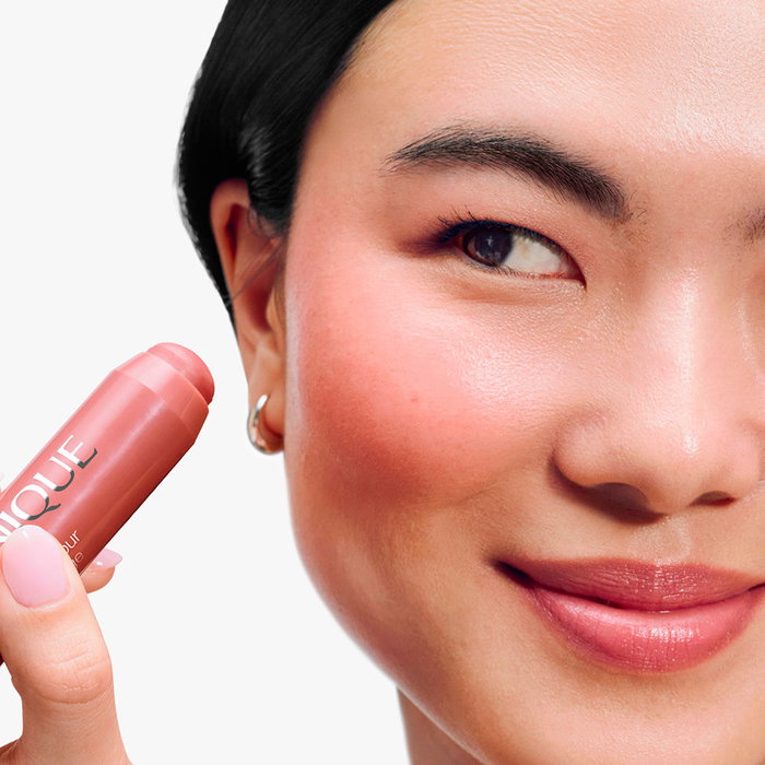 Clinique Chubby Stick Bálsamo Colorete en Barra para Mejillas, Tono Amp'd Up Apple, 6 g