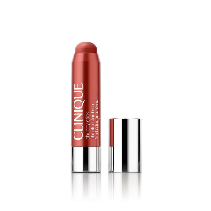 Clinique Chubby Stick Bálsamo Colorete en Barra para Mejillas, Tono Amp'd Up Apple, 6 g