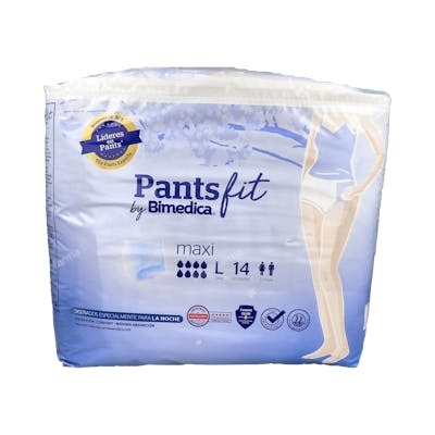 ABS Pañal Inco Fit Pants Maxi T G 110-150 Cm 14 U ABS Pañal Inco Fit Pants Maxi T G 110-150 Cm 14 U