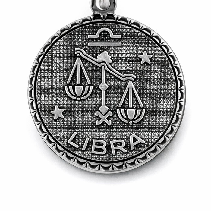 Alex And Ani Pulsera de Metal Libra Gris para Mujer