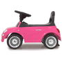 Ociotrends Correpasillos Fiat 500 Rosa 61x38.30x28 cm con Luces y Sonidos