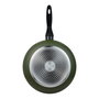 San Ignacio Sartén Experto ø26 cm, Aluminio Prensado Inducción, Antiadherente, Acabado Verde, Mango Soft Touch, pq-7764c