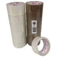 Ekrit Precinto de Embalaje Rollo 48 mm x 132 m Pack 6 Unidades Transparente