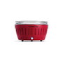 LotusGrill G435 U Barbacoa de sobremesa con ventilador USB, Rojo