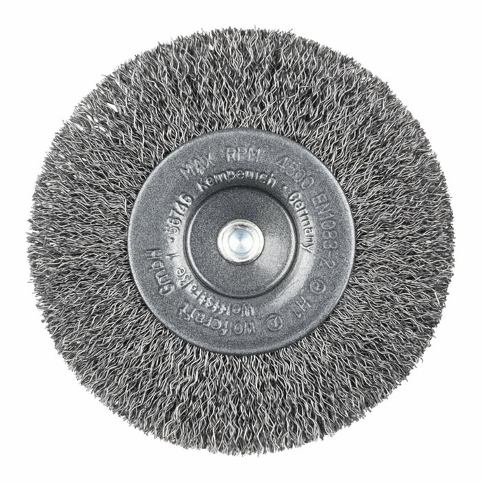 Wolfcraft Cepillo de disco de alambre de acero Ø100 x 16 mm