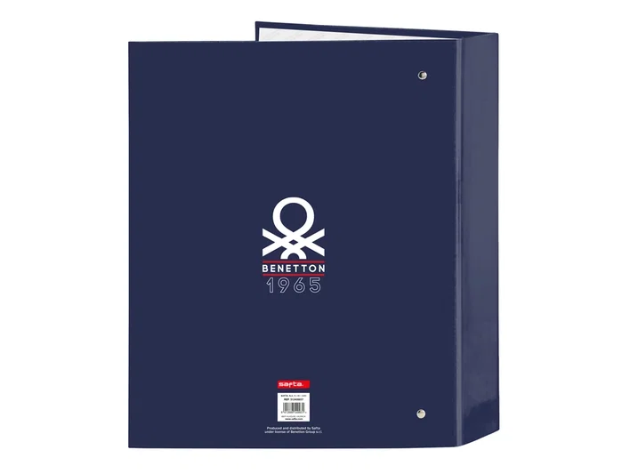 Safta Carpeta de 4 Anillas Benetton Varsity Lomo Ancho