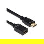 MEDIARANGE Cable HDMI MRCS256 Extensión 2 m 18 Gbps 2.0 4K@60Hz HDR ARC Ethernet 3D, Negro