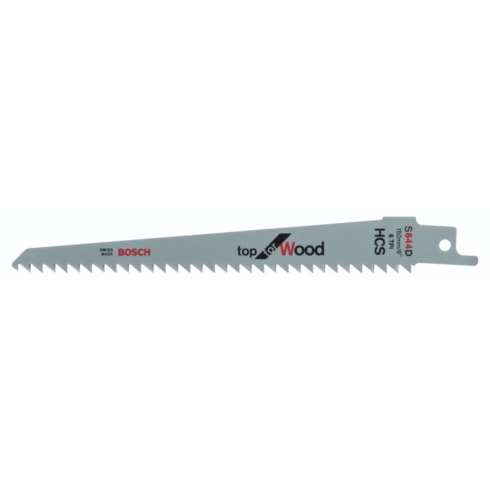 Bosch S 644 D Hojas de sierra de sable para madera, 100 piezas Bosch S 644 D Hojas de sierra de sable para madera, 100 piezas