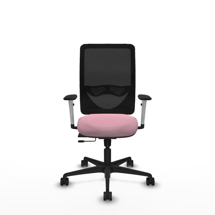 PIQUERAS Y CRESPO Silla de oficina Zulema Rosa con mecanismo Sincro/Traslack