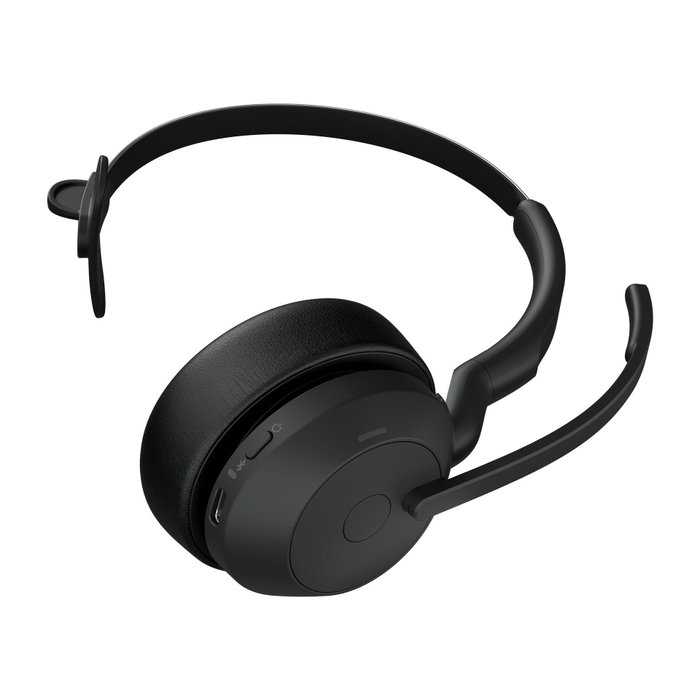 Jabra Evolve2 55 Link380a UC Mono con Base de Carga Negro