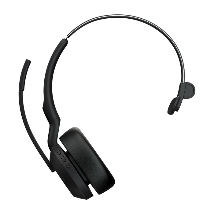 Jabra Evolve2 55 Link380a UC Mono con Base de Carga Negro