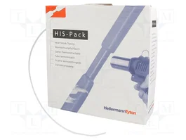 HELLERMANNTYTON Tubo termoretráctil 1,2mm 10m Transparente