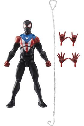 Miles Morales Boricua Suit Version Figura 15 cm Spider-Man 2 Marvel Legends Series