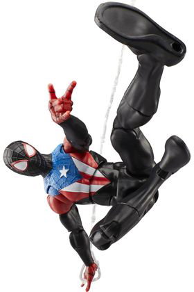Miles Morales Boricua Suit Version Figura 15 cm Spider-Man 2 Marvel Legends Series