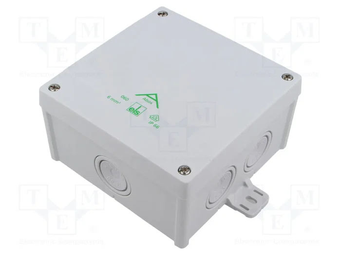 SPELSBERG ABOX-060-AB-6 Caja de conexiones IP66 gris SPELSBERG ABOX-060-AB-6 Caja de conexiones IP66 gris