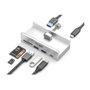 Equip Hub USB-C 128968 2xUSB-A 1xUSB-C 1xSD 1xTF Clip Ajustable