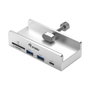 Equip Hub USB-C 128968 2xUSB-A 1xUSB-C 1xSD 1xTF Clip Ajustable