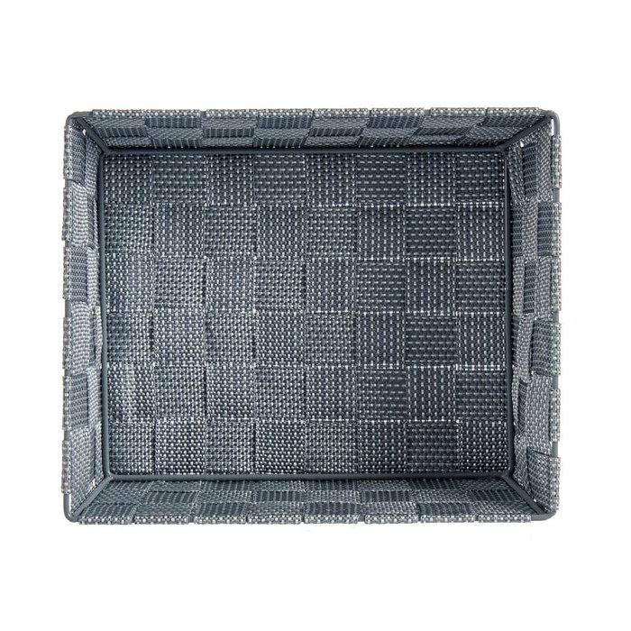 Cesta Multiusos Kipit Gris Poliéster Tela Trenzada 2,4 L (24 Unidades) Cesta Multiusos Kipit Gris Poliéster Tela Trenzada 2,4 L (24 Unidades)