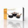 Livoo Juego de utensilios de cocina de 5 piezas - Negro - MZP147