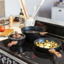 Livoo Juego de utensilios de cocina de 5 piezas - Negro - MZP147