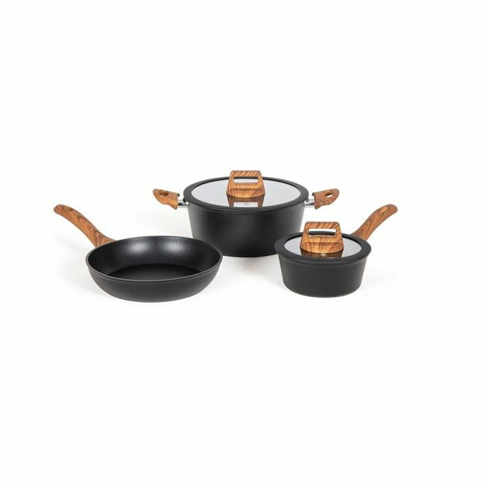 Livoo Juego de utensilios de cocina de 5 piezas - Negro - MZP147