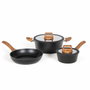 Livoo Juego de utensilios de cocina de 5 piezas - Negro - MZP147