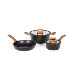 Livoo MZP147 Juego de utensilios de cocina de 5 piezas - Negro