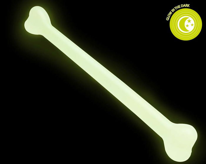 Hueso Fluorescente 40 cm Accesorio Halloween Disfraz Cavernícola Esqueleto